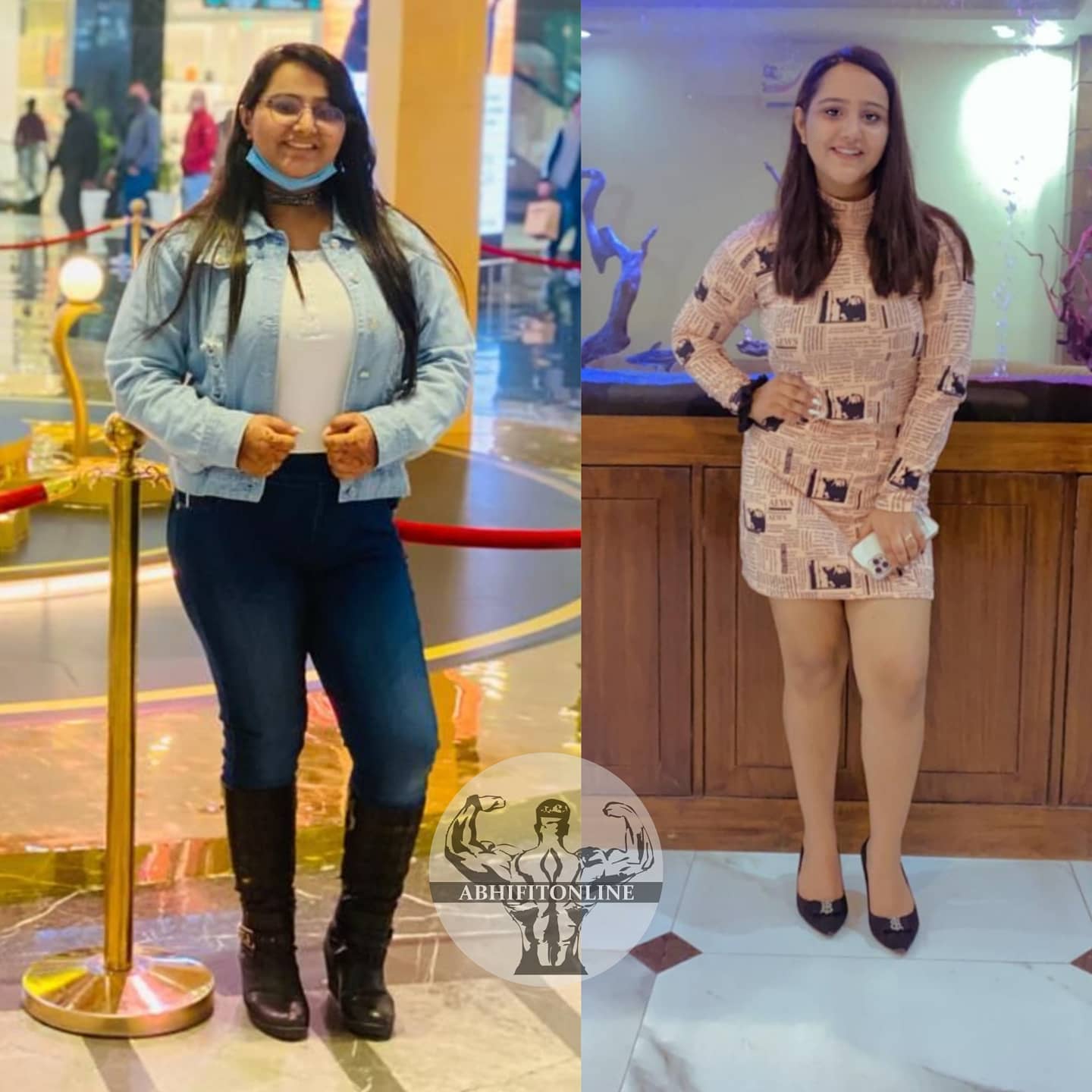 Anshika's Before and After