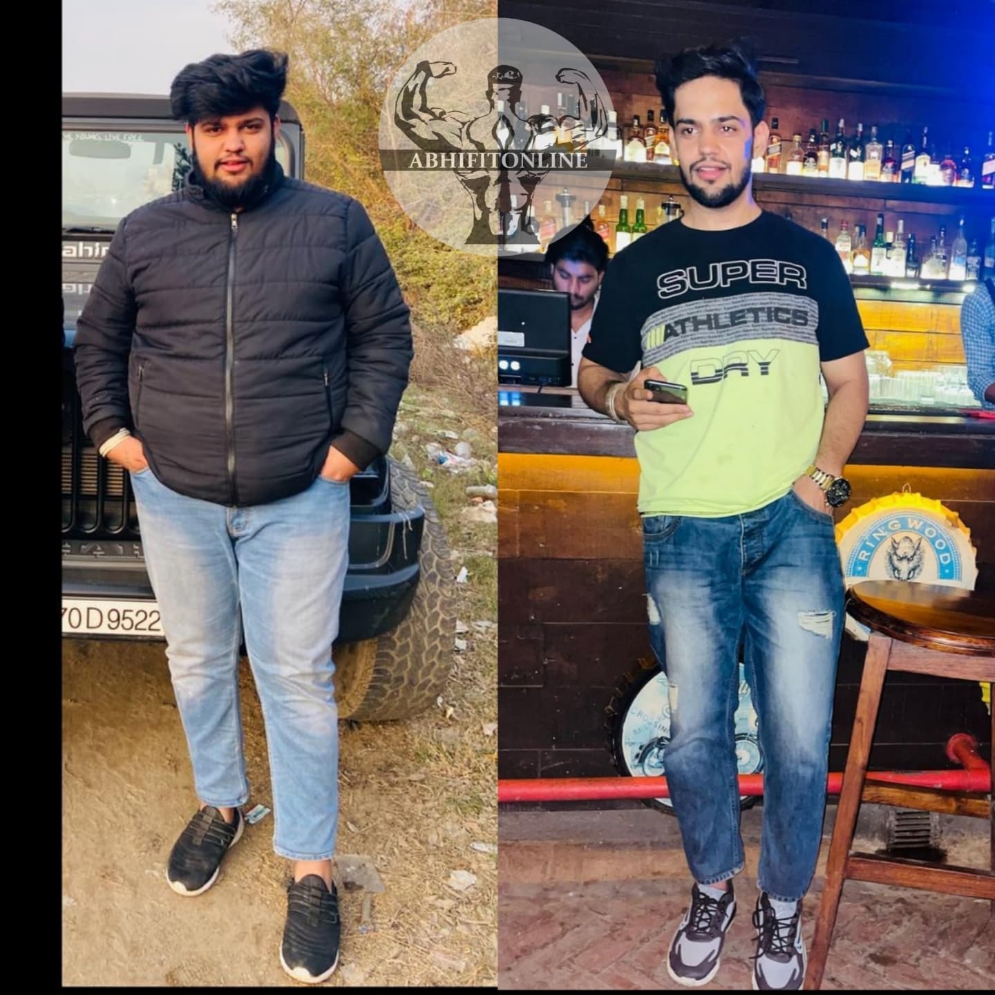 Sanyam's Before and After