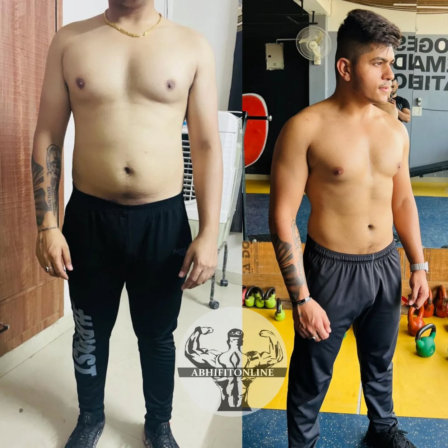 Sourav's Before and After