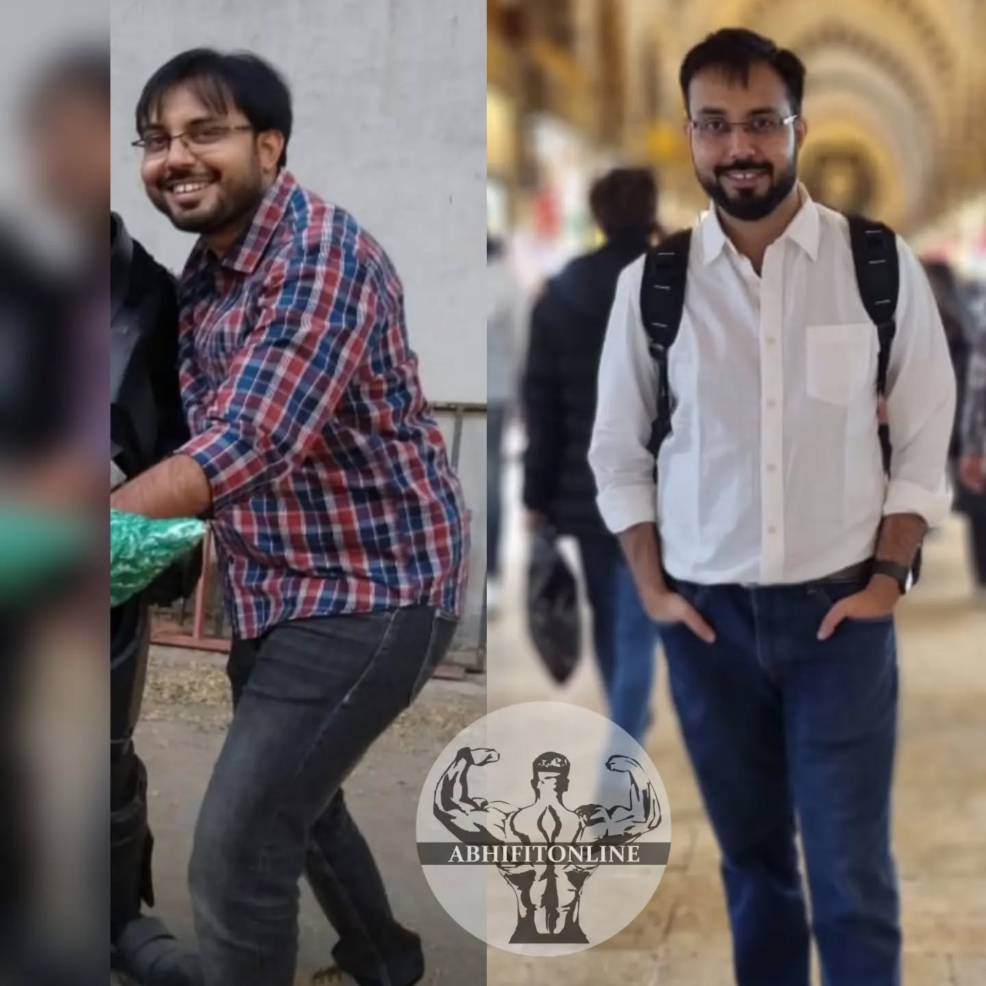 Abhishek's Before and After